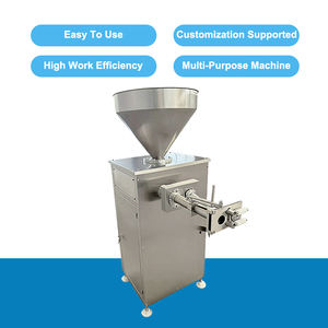 Macchina Pneumatica in Acciaio Inox per Riempimento Carne Insaccatrice Macchinario per Lavorazione Alimenti Macchina per Produzione Carne in Vendita - Product Image 2