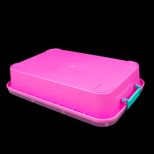 Plateau de jeu sensoriel portable de 15 pouces <span class=keywords><strong>avec</strong></span> <span class=keywords><strong>couvercle</strong></span>, remplir d'eau, de <span class=keywords><strong>sable</strong></span>, de perles et plus encore - Product Image 3