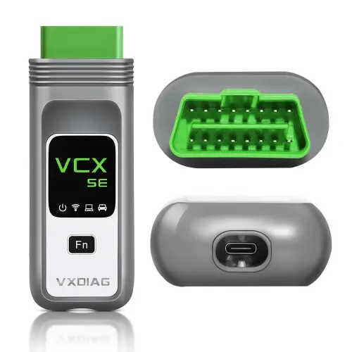 Vxag VCX SE Alat Diagnostik Mobil, Pemindai Kode Kendaraan OBD2 15 Dalam 1 untuk BenZ BMW Audi LandRover Porsche Toyta GM