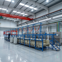 Machine de galvanoplastie au chrome, cuivre et autres métaux, pour la production de revêtements électrolytiques
