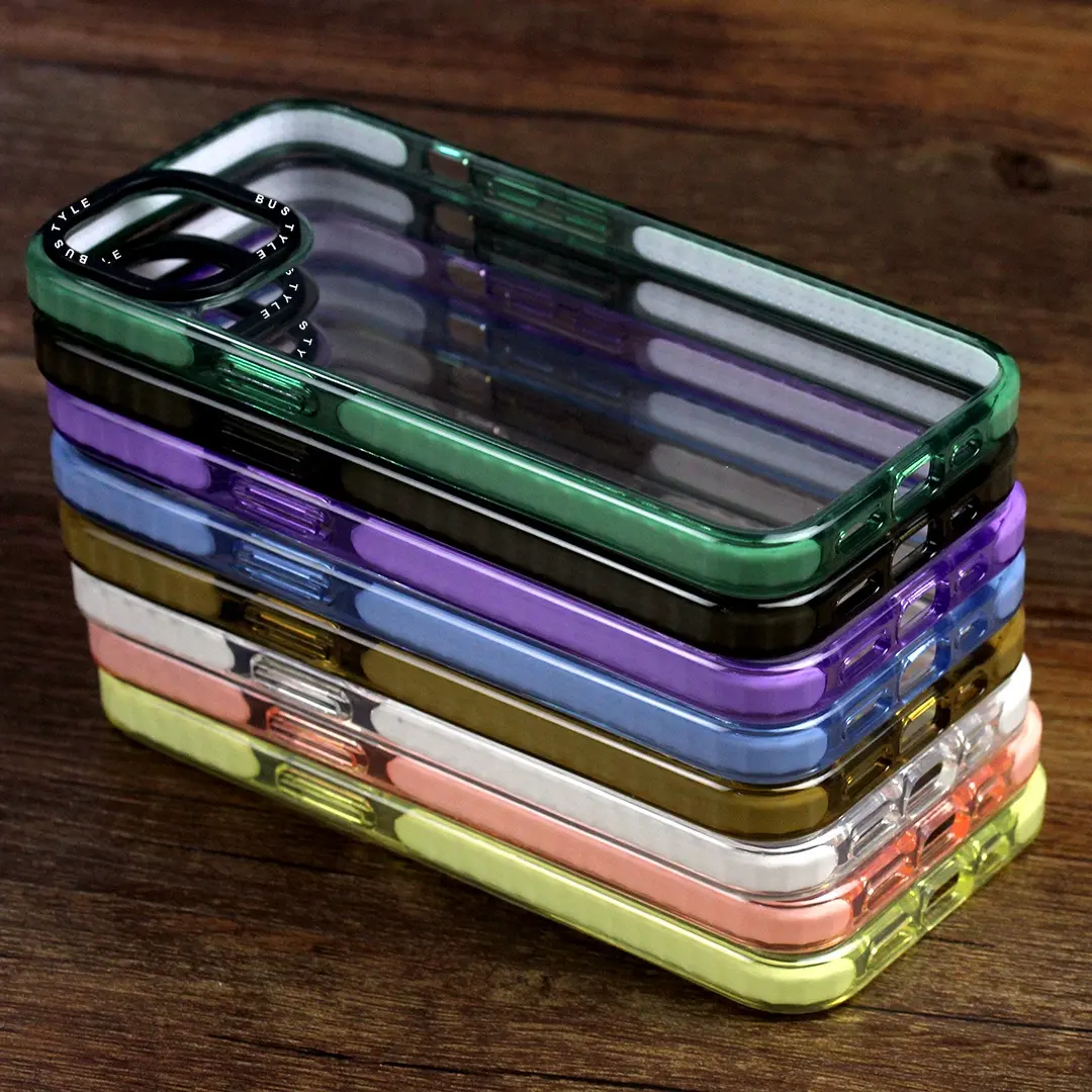 Transparent Clear Impact Phone accessories for iPhone 12 Pro Max Shockproof Smartphone Case for iPhone 13 14 Bumper Phone Case