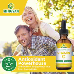 Gotas Líquidas Orales de Vitamina C, Extracto de Acerola, Antioxidante, Refuerzo Inmunológico, Estimulante de Colágeno, Vitaminas para la Piel, Suplementos para Adultos - Product Image 4