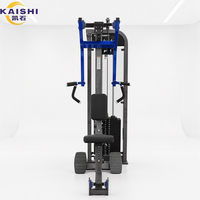 Machine à Rame Assise Commerciale à Poids Chargés pour Entraînement du Dos, Équipement de Musculation et de Force avec Pile de Poids