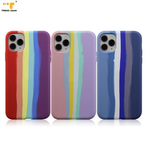 Самый продаваемый силиконовый чехол для iPhone 16 Pro Max <span class=keywords><strong>2026</strong></span> года, индивидуальный радужный силиконовый чехол для Xiaomi - Product Image 1