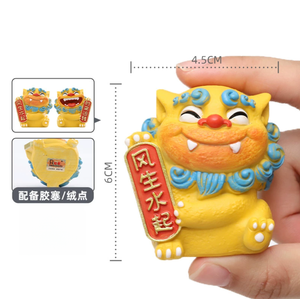 Stile cinese figurina in resina di <span class=keywords><strong>leone</strong></span> piccolo ornamento per la decorazione di casa ufficio perfetto per animali domestici per il nuovo anno cinese risveglio <span class=keywords><strong>leone</strong></span> - Product Image 4