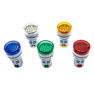Mini AD16-22 kỹ thuật số dsv hiện tại và điện áp <span class=keywords><strong>Meter</strong></span> với <span class=keywords><strong>LED</strong></span> hiển thị tín hiệu chỉ số ánh sáng IP55 Đánh giá thiết kế nhựa cho 230V - Product Image 4