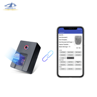 HFSecurity HF4000plus Wireless Ble Rapid Dual Finger Capture Scan OTG compatible con Android Escáner de huellas dactilares