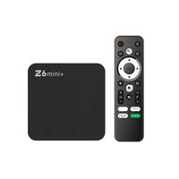 Puissant Boîtier TV Vidéo Z6 Mini+ Android 14 Lecteur Multimédia Amlogic Quad Core 5G WIFI 4K IPTV Boîtier Décodeur Z6 Mini Plus