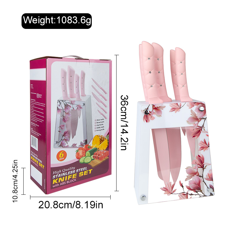 # 01-6 piezas set-rosa