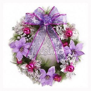 Guirlandes et couronnes de Noël en fleurs artificielles très vendues - Product Image 5