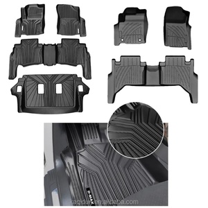 Tapis de voiture 5D en matériau TPO écologique, vente en gros directe d'usine KQD, adapté aux Toyota HILUX 2006 et plus récents - Product Image 1