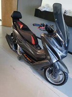 JPA PCX150 2018 2020 2022 NMAX 155 2020 BIG PARE-BRISE UNIVERSEL MOTO AVEC SUPPORT