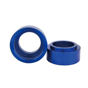 แผ่นรองยกอะลูมิเนียมสีน้ำเงินสำหรับ Toyota FJ Cruiser 1 คู่ ชุดแผ่นรองโช้คอัพหลัง - Product Image 3