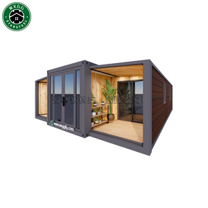 Casa Contenedor Prefabricada Expandible de 40 Pies, Casa Pequeña Prefabricada de Acero Ligero Plegable, Villa Modular Plegable - Product Image 1