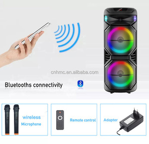 Altavoz Bluetooth TTD1515 <span class=keywords><strong>de</strong></span> <span class=keywords><strong>15</strong></span> Pulgadas con Bajos Adicionales, Altavoces <span class=keywords><strong>de</strong></span> Alta Potencia con Salida Dual, Altavoz con Ruedas para Fiestas <span class=keywords><strong>de</strong></span> Karaoke al Aire Libre con Micrófono Inalámbrico - Product Image 5