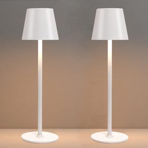 Lampe de table rechargeable sans fil à intensité variable 3 couleurs pour hôtel, chevet, salon, restaurant - Vente en gros - Product Image 1