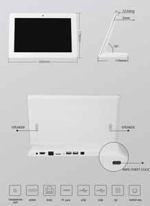 POS <b>Tablet</b> Pc <b>10</b>.1 Inch L Shape <b>Android</b> Display 1280x800 Customer Feedback Business Service Ordering Pc Ordering - Product Image 6