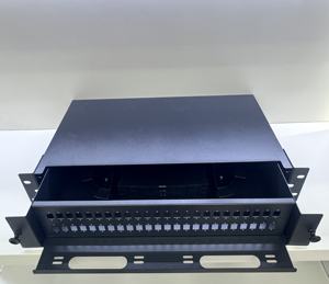 Cadre de distribution réseau fibre optique à montage en rack de 19 pouces, 48 ports, panneau de brassage ODF LC UPC - Product Image 1