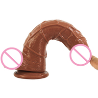 Dildo Realista de TPE de 7 Pulgadas, Estilo Clásico, Juguetes Sexuales para Mujeres, Gran Venta