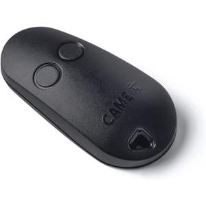 Télécommande de portail Came 433 MHz, deux canaux, code fixe, design minimaliste en plastique - Product Image 1