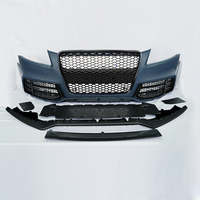 Ensemble de pare-chocs avant pour Audi A5 S5 B8, mise à niveau facelift style RS5, kits carrosserie avec calandre en nid d'abeille pour Audi A5 S5 B8 2008-2012
