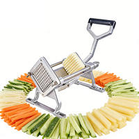 YYHB Kitchen Fries Slicer Verwerkingsmachine 304 Staal Hygiënische Motor 10kg/u Capaciteit Multi Head 1 Jaar Garantie