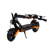 Scooters eléctricos para scooters de cercanías plegables certificados CE en el rango de 55 km de la autopista kukirin G2 45 km /