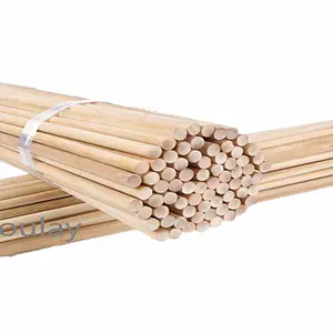 Well-dry straight and round bamboo sticks supplier