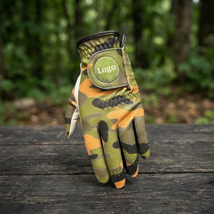 Premium Custom Fit Golf Gloves Cabretta Leather Pu Hybrid Design Personalized Branding Men's Sizes Oem Durability Sports - Product Image 3