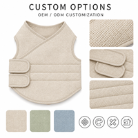 Manteau pour chien en PU uni, coupe-vent d'hiver, design moderne et simple pour chiens