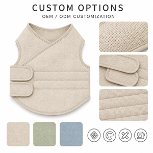 Abrigo para Perro de PU de Color Sólido, Diseño Moderno y Simple, Resistente al Viento para Invierno - Product Image 2