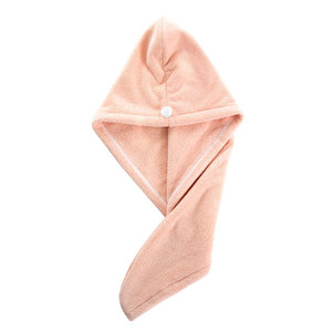 Commercio all'ingrosso ODM dry hair cap Multicolor capelli capelli testa avvolgente cuffia da doccia Super assorbimento microfibra turbante asciugamano con passante - Product Image 2