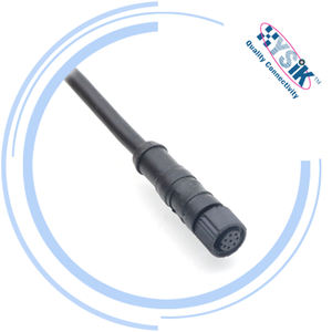 Прямой M8 предварительно формованный кабель кодировочный 8-контактный Соединитель с гнездовым соединителем для авиации - Product Image 5