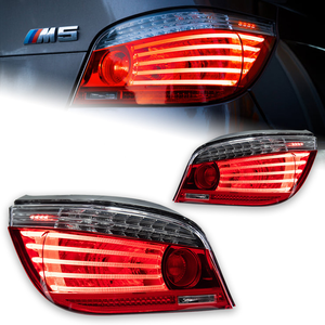Luces traseras LED Facelift Serie 5 E60 (2004-2007) |   Conjunto de Faros Traseros Retrofit |   Lente Transparente LED 6000K para Actualización - Product Image 4