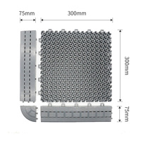 Tapis modulaire en PVC lavable à emboîtement, motif écossais, antidérapant, écologique, pour entrée/sortie, maison, hôtel, bureau, extérieur, tapis Amino