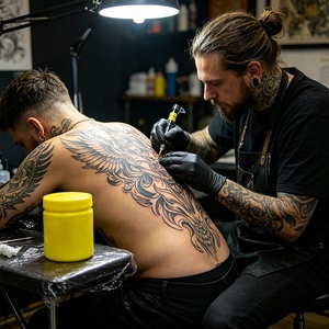 Crème Tatouage Durable en Promotion – Matière Sûre pour Ateliers de Tatouage et Instituts de Beauté – Utilisation à Long Terme - Product Image 1