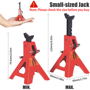 Supports de levage métalliques réglables pour RC - Compatibles avec les crawlers à l'échelle 1/<span class=keywords><strong>8</strong></span>, 1/10, 1/12 (pour TRX-4, Axial SCX10, Tamiya CC01) - Product Image 3