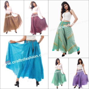 Pantalons Harem Indiens en Gros - Pantalons Palazzo pour Femmes - Sari en Soie en Gros Palazzo - Product Image 2