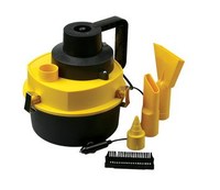 Aspirateur compact 12V avec logo personnalisé et cordon d'alimentation, idéal pour l'entretien régulier de l'intérieur des véhicules de trajets quotidiens
