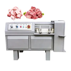 Machine à découper en dés de poulet désossé de viande congelée fraîche commerciale pour cubes de coupe de viande congelée