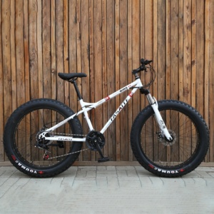 Vélo de montagne <span class=keywords><strong>VTT</strong></span> 26 pouces en promotion avec freins <span class=keywords><strong>à</strong></span> disque doubles, fourche en alliage d'aluminium, 21 vitesses et selle confortable - Product Image 5