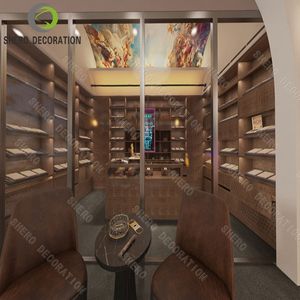 Vente en gros au détail Magasin de cigares Humidors vitrine pour cigares Armoire vitrine pour fumeurs Salon de cigares Casiers - Product Image 4