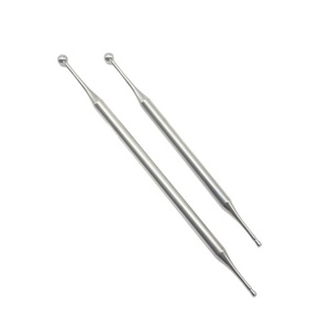 Pluma de sonda de oreja de Metal, palo de acupresión, pluma de masaje de reflexología, herramienta de reflexología Facial de acero inoxidable, pluma de acupuntura Auricular - Product Image 1