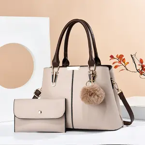 Women's Large Capacity Trendy Shoulder Bag Small Clutch Bag Set Elegant Ladies Hand Bags