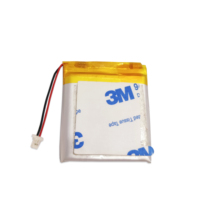 Batterie Lipo 604050, batterie lithium-ion polymère 3,7 V 1100 mAh avec PCM et fils
