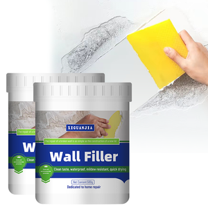 Masilla Reparadora de Grietas para Paredes, Color Blanco, Relleno para Paredes Interiores, para Reparación de Agujeros de Clavos, Rasguños y Daños - Product Image 1