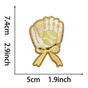 2025 New Game Iron-On Embroidered <b>Baseball</b> Sport Patch for Garments Gloves <b>Bats</b> - Product Image 6