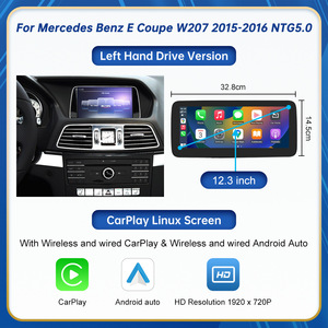 Pantalla Táctil Inalámbrica con CarPlay y Android Auto para <span class=keywords><strong>Mercedes</strong></span> Benz Clase <span class=keywords><strong>E</strong></span> Coupé W207 2009-2016 NTG 4.0/4.5/5.0, Navegación GPS HD - Product Image 5