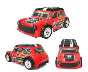 ITTL-Mini vehículo de carreras RTR de alta velocidad, vehículo de control remoto sin escobillas, Premium Red 1:16 2,4G 4WD 50 Km/H