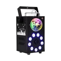 Máquina de Humo Bajo para Escenarios, Discotecas, Bodas, 500W LED DMX512 con Control Remoto, Efecto de Niebla Metálica